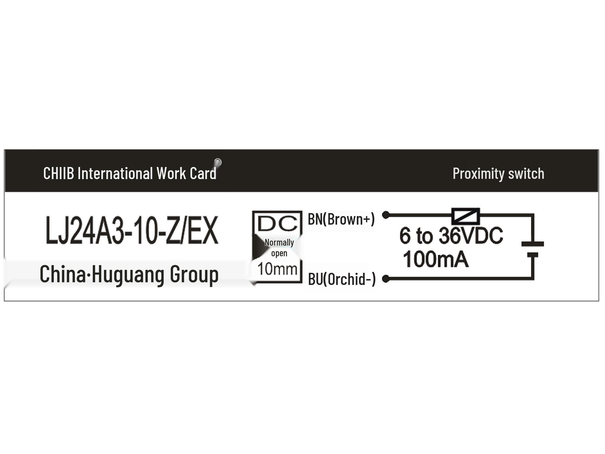 

Hukong LJ24A3-10-Z Inductive Proximity Metal Sensor темно-сірий