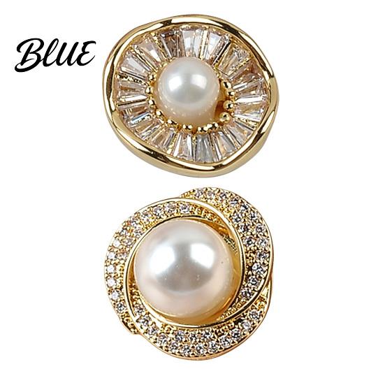 No Sew Safety Button Faux Pearl Magnetic Pin Non Puncture Brooch for Scarf Shirts Sweater Reusable Clothing Decorative