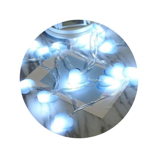 Fairy Light Romantic Warm Atmosphere Home Decoration Fabric Love Heart