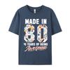 Made In 1980 41 Years Of Being Awesome 41st Birthday Flowers 1 Raunisex Lover Raunisex Noodle Camisa Tshirts New Year Day Tops Shirts