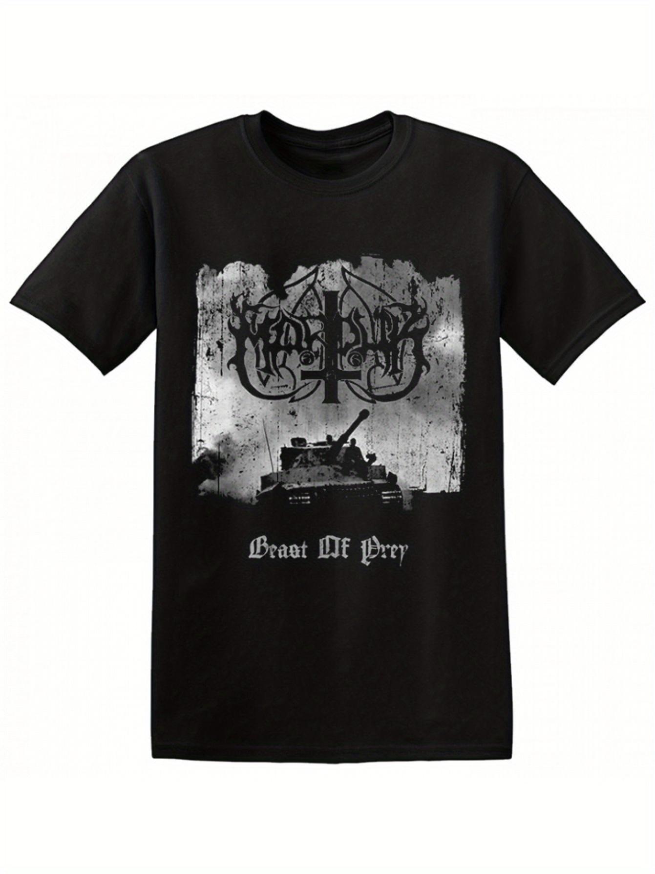 MARDUK Feast of Beasts Heavy Metal T-Shirt - Black Gothic Graphic Tee XXL