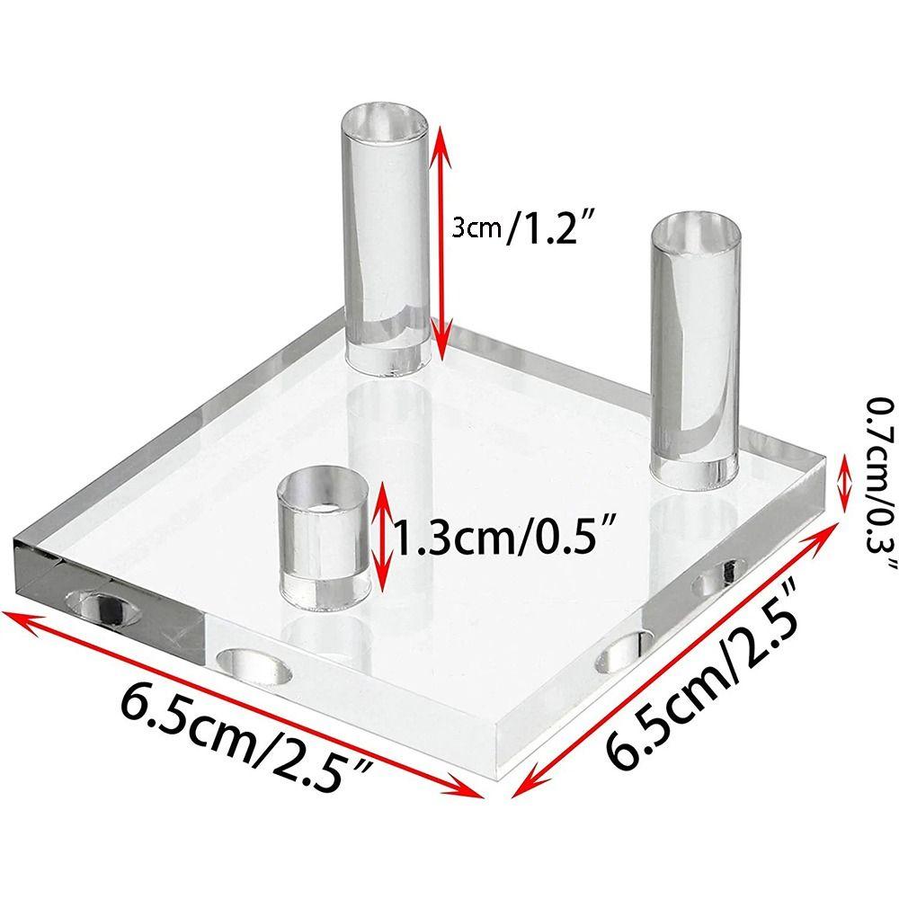 Clear Display Easel Stand Acrylic Coral Holder Organizer Accessories Display Holder  Collectibles