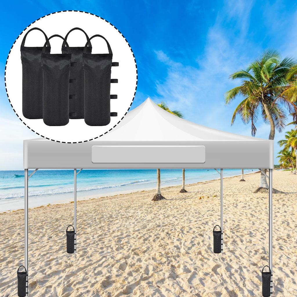 4Pcs Canopy Weight Bags, Sand Bags Accessories, for Backyard Garden Carport Outdoor Advertising Tent