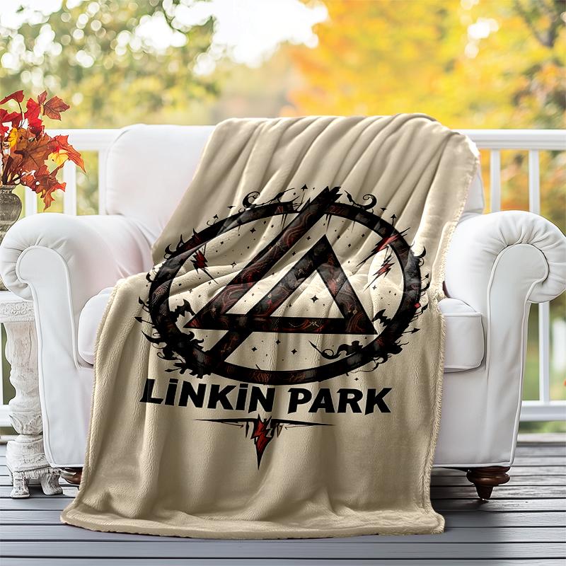 Linkin Park Flannel Blanket Soft All-Season Throw, Design for Camping, Car Travel, Hiking Sofa, Bed, Office Perfect Gift for Parties