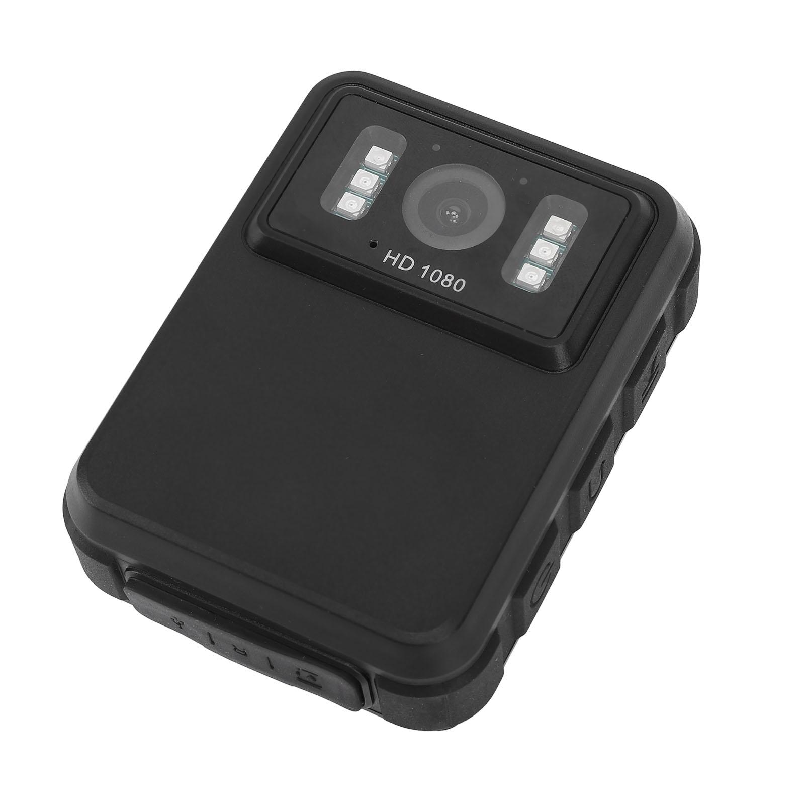 

Body Mounted Camera Night Vision 1080p HD Portable Body Wearable Video Camera Loop Recording 130 degrees 64GB