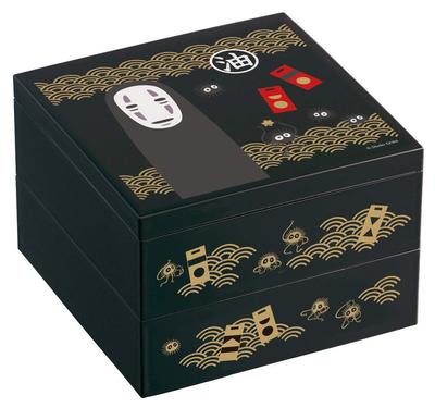 Skater STUDIO GHIBLI Bemalte Lunchbox Spirited Studio Made in NLW15 2-stöckig, Ohne Gesicht, Away, Ghibli, Japan,