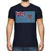Fidschi Doodle Flagge Unisex T-Shirt Top Geschenk Viti Fidschi