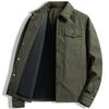 Autumn and Winter Fashion Plaid Lapel Men's Executive Jacket Men's Top Shirt Collar Jacket