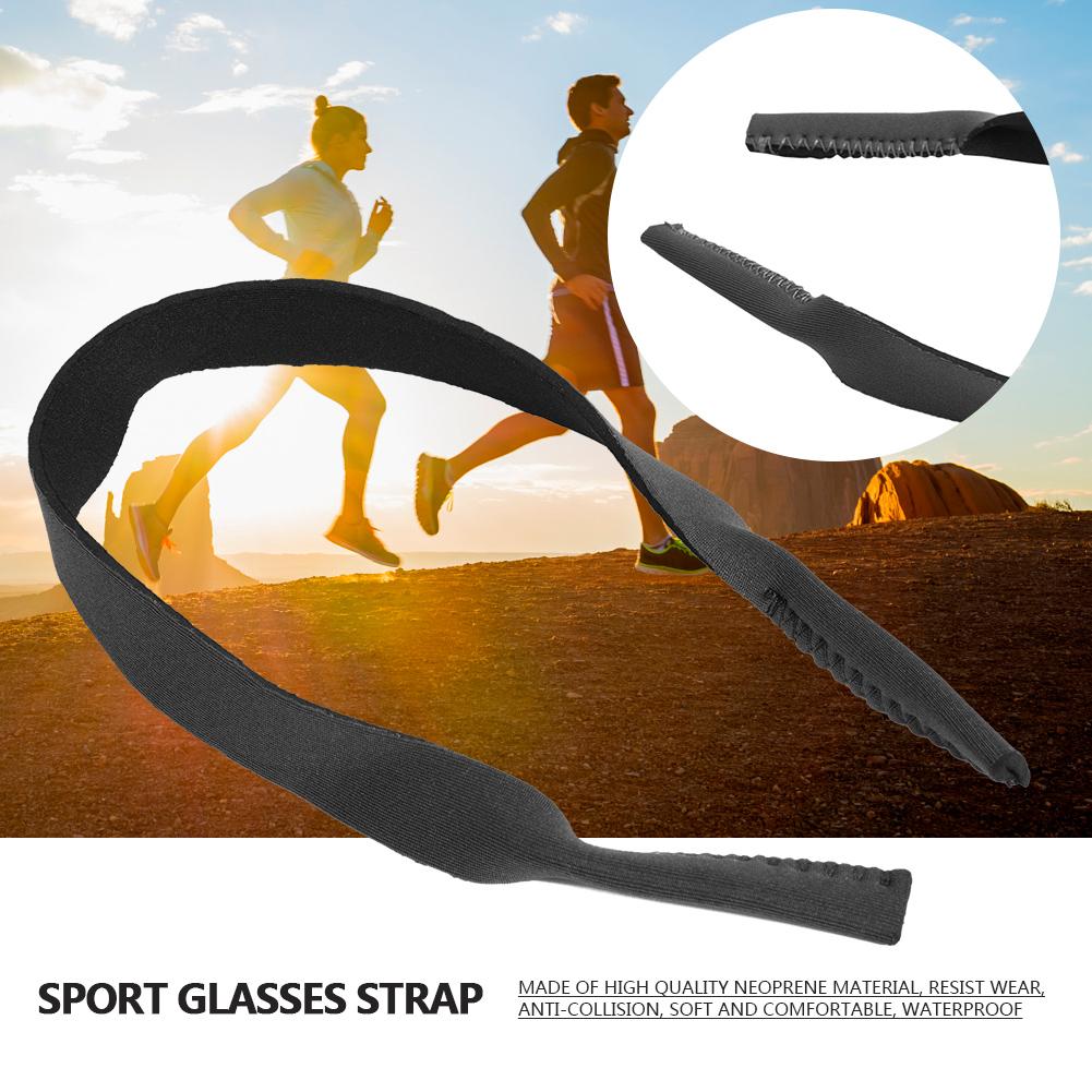 5PcsSet Practical Sports Glasses Eyeglasses String Strap Cord Holder (Gray)