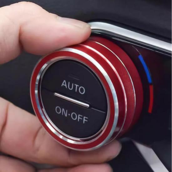 For Nissan Sentra -2025 Air Condition Knob Button Ring Cover Decor Pair