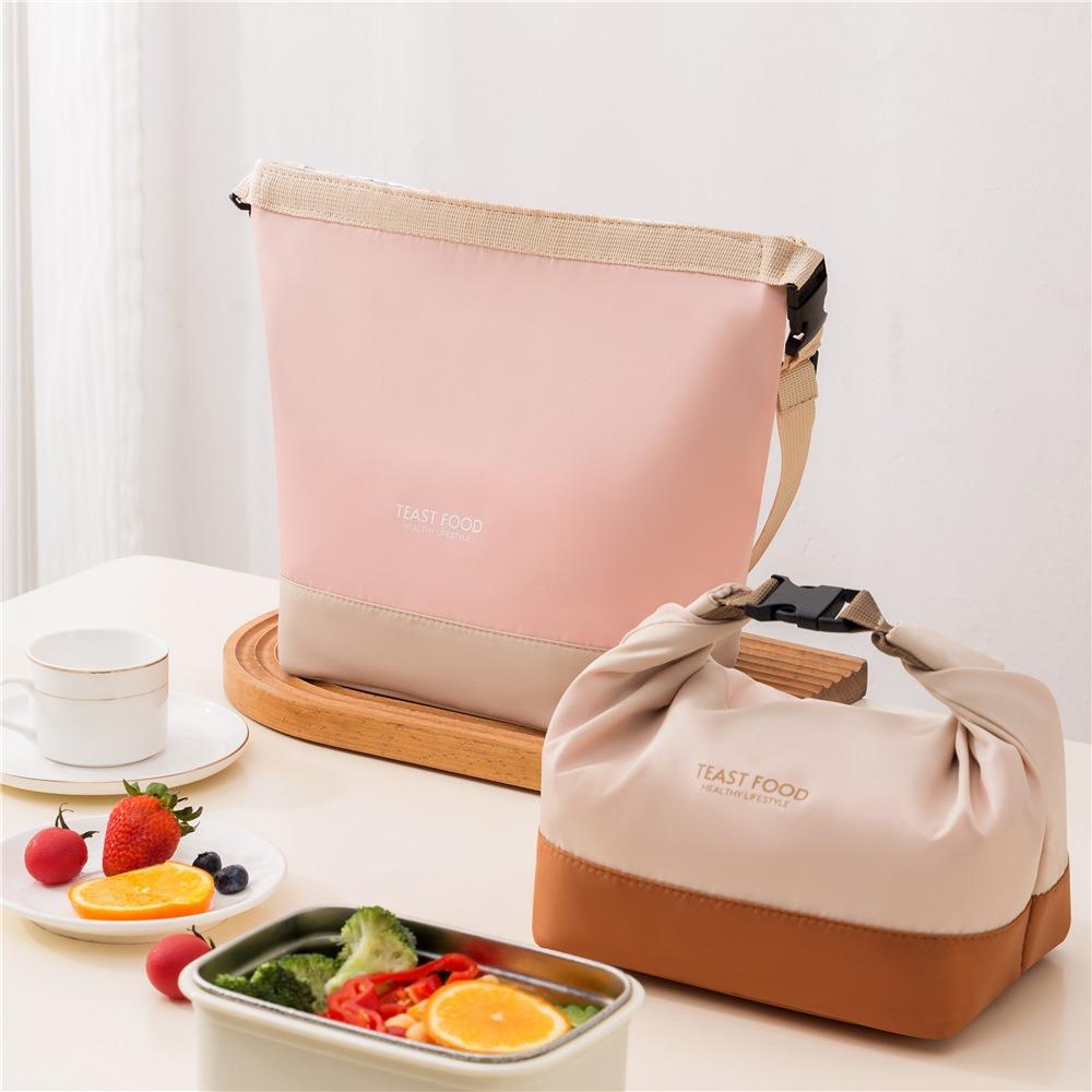 Foldable Portable Lunch Bag Waterproof Crossbody Cooler Bags Thermal Lunchbox Bag  Travel