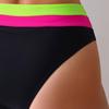 Women's Solid Color Block Bikini Bottoms