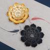 1pc Elegant Lotus Incense Burner Ideal for Home, Office and Teahouse Decor | Metal Incense Burner for Yoga Studios, Spas,camping