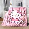 1pc Adorable Hello Kitty Pink Blanket - Cute Home Decor, Office Napkin, Outdoor Throw Gift for All Seasonsz041719