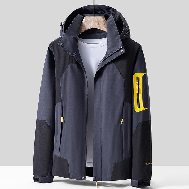 Outdoor Thin Windproof Waterproof Jacket Men's Spring and Autumn Single-layer Couple Mountaineering Jacket Women's Loose Jacket