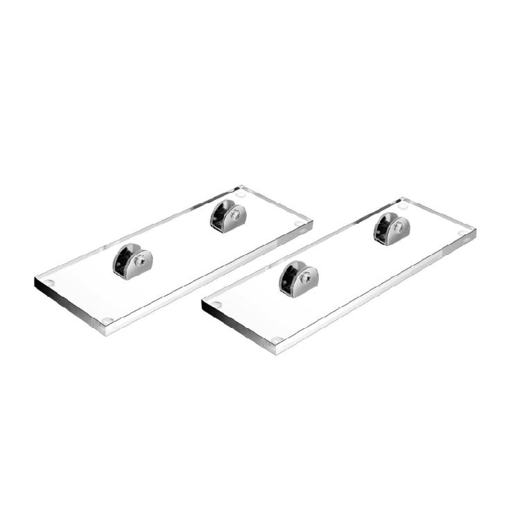 

2pcs Glass Tabletop Stands Designs For Displaying Photos Artwork And Decorative Items Indoors чистый