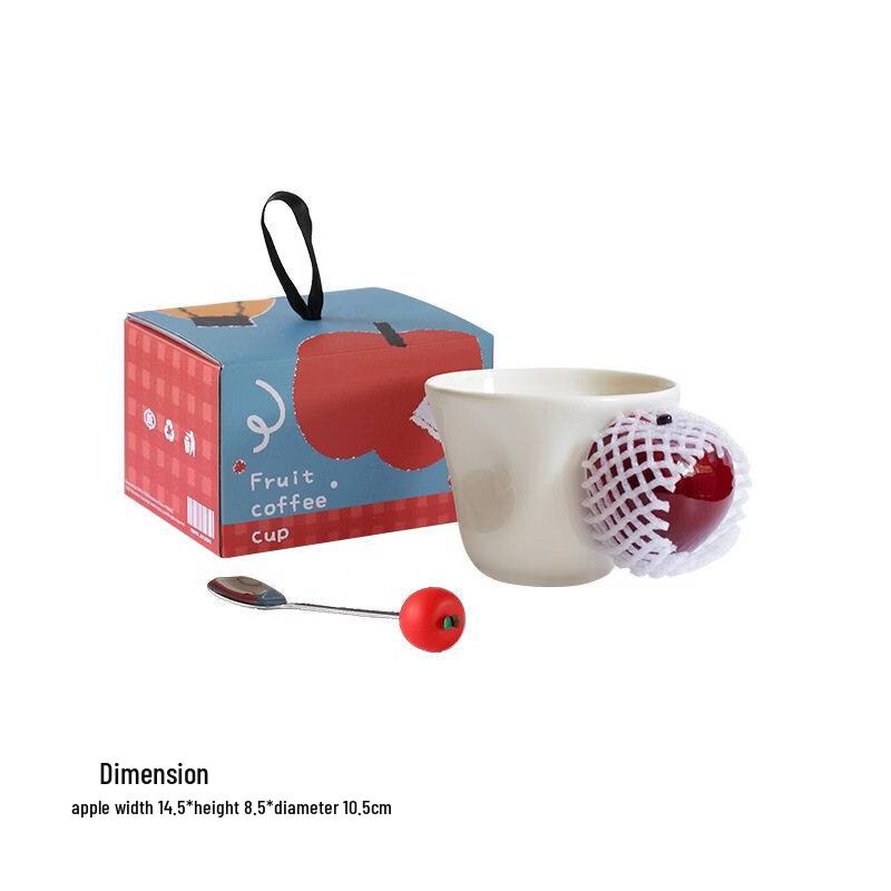 Shangqi Christmas Apple & Banana Ceramic Mug Gift Set