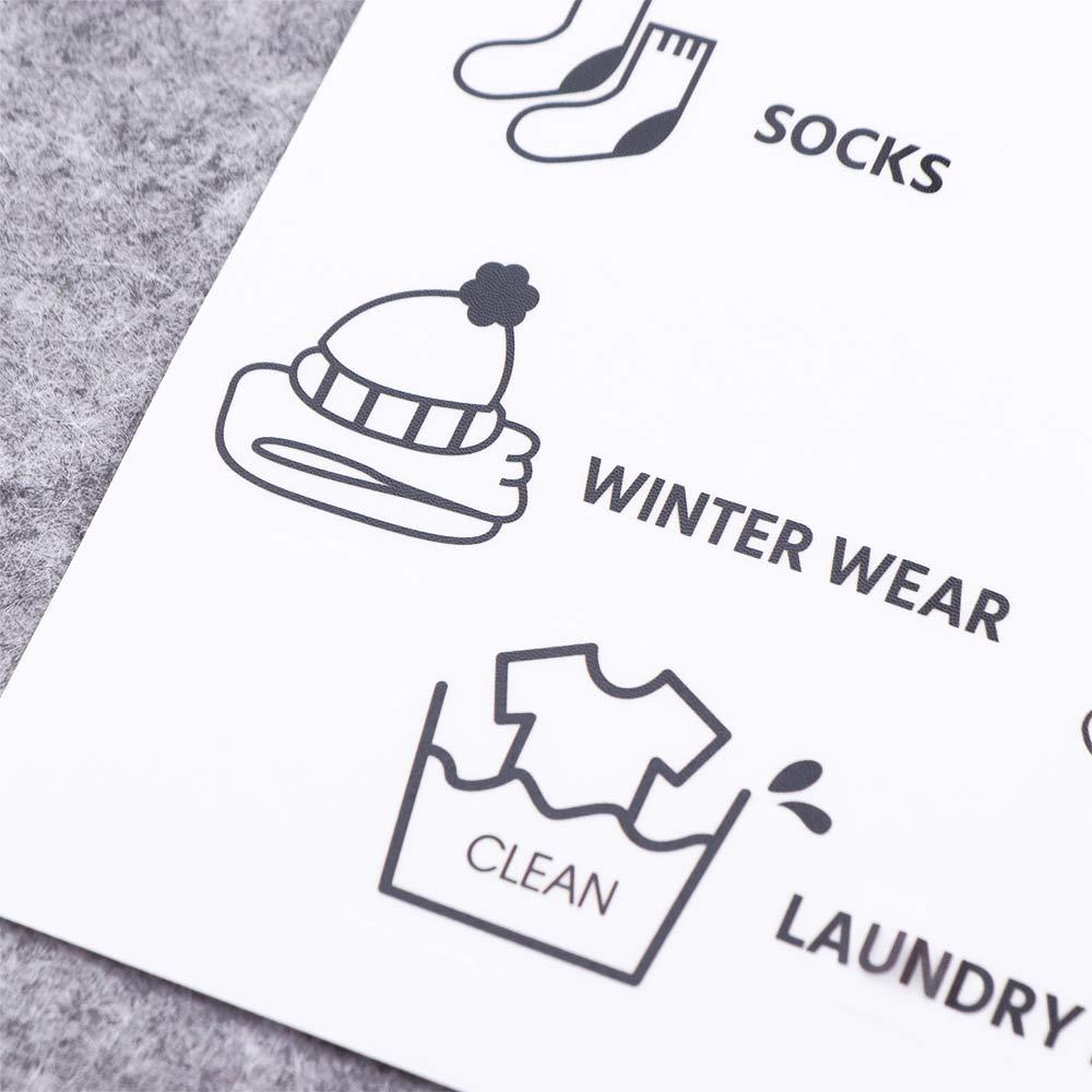 Room Wall Clothes Classification Beautify Decoration Wall Stickers Closet Logo Sticker Decals