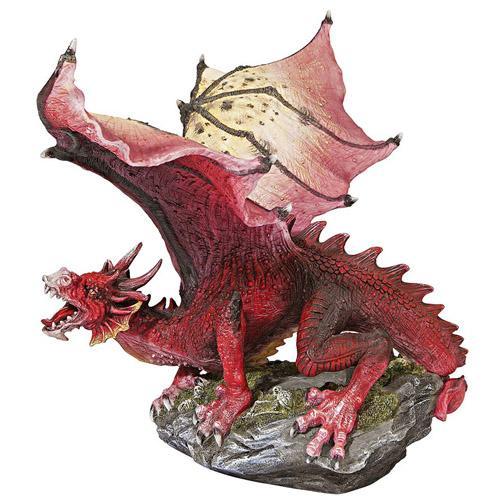 [USED] Red Devil Dragon Figure Red Pterosaur RED DEVIL DRAGON
