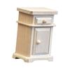 1/12 Dollhouse Wooden Miniature Bedroom Bedside Table Storage Drawer Cabinet Model Doll House Bedroom Decor House Ornament