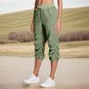 Damen Plissee Cargo Wanderhose mit Taschen