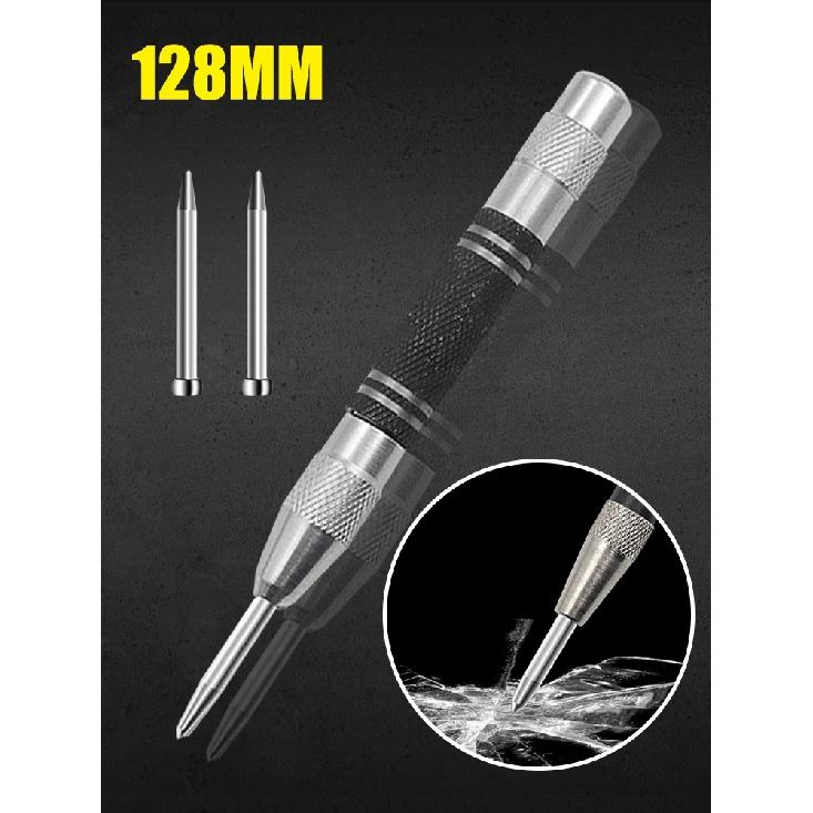 Super Strong Automatic Center Punch Positioning Spring Loaded Adjustable Marker Wood Glass Press Dent Metal Drill