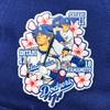 New Era 9TWENTY Los Angeles Dodgers Cap with Japanese Trio featuring Shohei Yoshinobu and Roki and Patch, Ohtani, Yamamoto, Sasaki. Blue. Men's