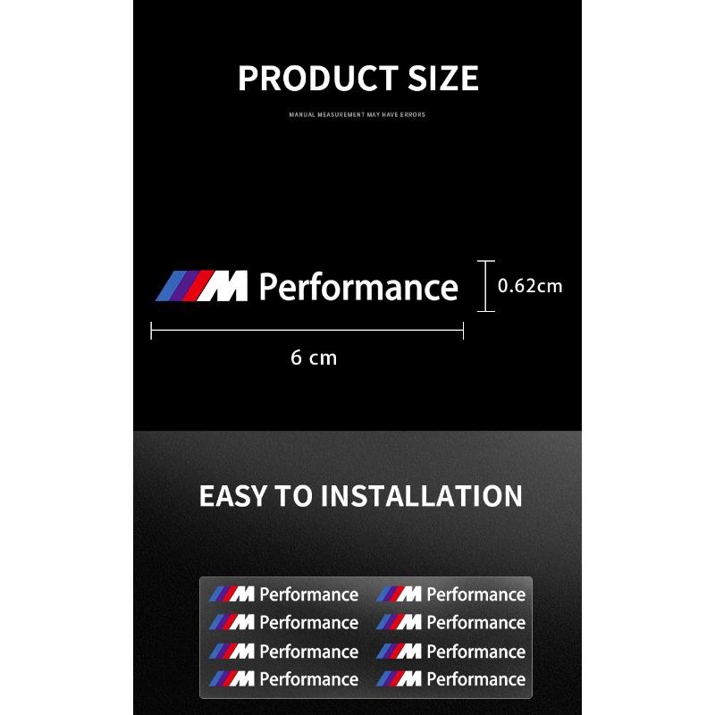2/5/10Pcs Car Interior Random Stickers Car Steering Wheel Emblem Styling For BMW M E34 E36 E60 E90 E46 E39 E70 F10 F20 F30 X5 X6 X1 M3 M5 M6 E71 F01