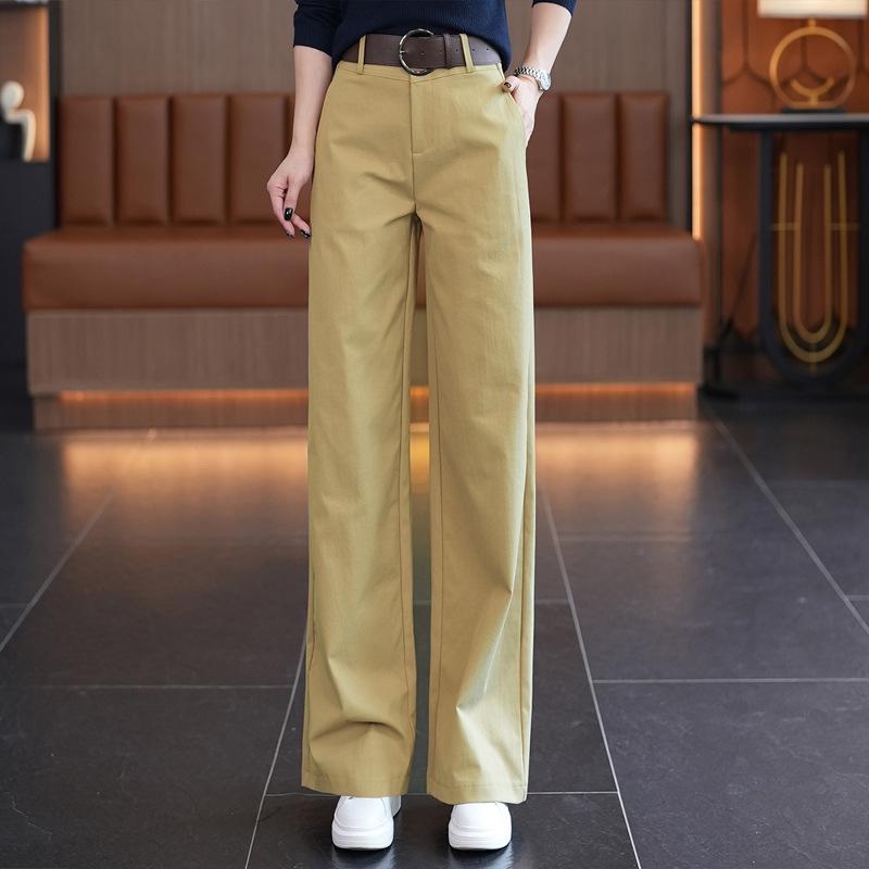 Women's 2025 Slimming Straight Loose Suit Pants - Spring/Autumn Fashion