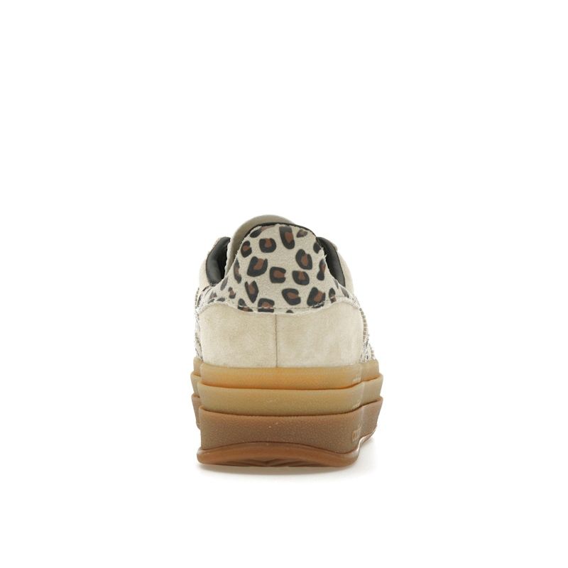 Adidas Gazelle Bold Cheetah Stripes Women Sneakers Tan Cream-White Core-Black JI1370