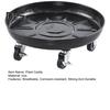 Metal Plant Caddy with Wheels Heavy Duty 360-degree Rolling Plant Dolly Stand Round Wheeled Planter Roller Base for Potted Tree Flower
