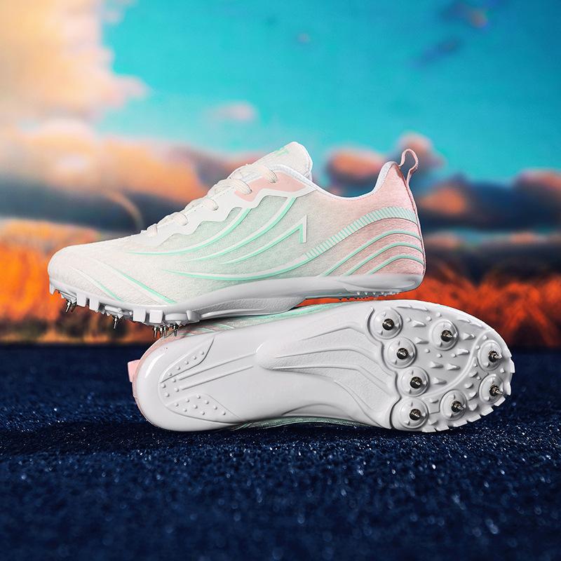 New track and field shoes men's and women's spikes medium and long running standing long jump shoes high school entrance examination physical test sp