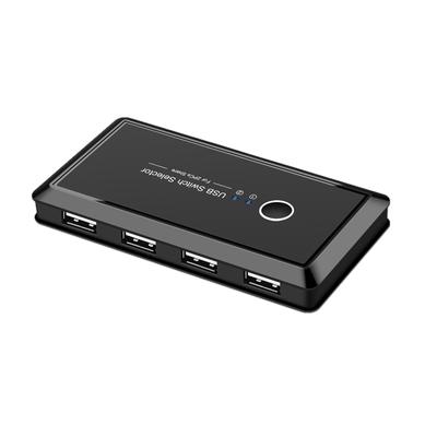 2 Ports 1x2 or 2x1 RJ45 Network Ethernet Port Switcher Modem Manual Sharing Switch Box Splitter Plug and Play