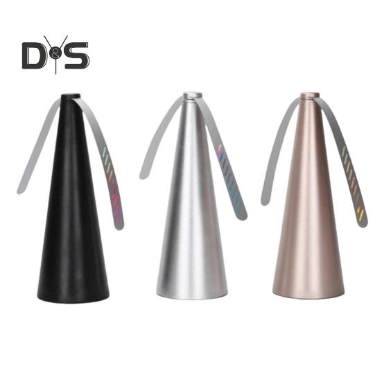 Fly Repellent Fan with Reflective Strip Outdoor Camping Fishing Picnic Indoor Desktop Food Fan Portable Silent Foldable Fly Spinner Fan