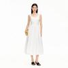 Veromoda 2025 Cotton Blend Criss-Cross Tie Pleated Tulip Dress