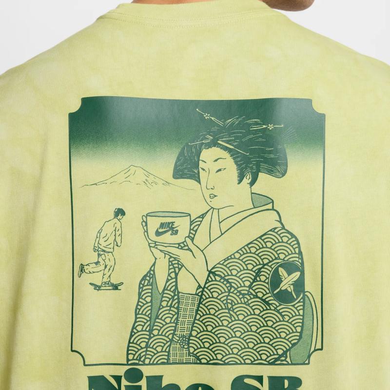 

Nike X Юто Хоригоме Коллаборация SS25 SB Данки Модная Удобная Универсальная Футболка с Коротким Рукавом Мужские Топы Оливково-Зеленый HJ0809-311 S