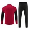 Unisex Autumn-Winter Football Training Half-Zip Jacket & Jersey Set