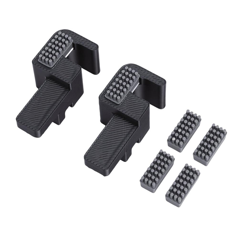 2Pcs Nozzle Wiper Fit for Bambu Lab P2S 3D Printer Aluminum Alloy Base 4Pcs Silicone Brushes High Temperature Resisting