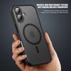 For iPhone 16 Plus Case Matte PC+TPU Phone Cover Compatible with MagSafe