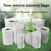 100PCS Non-woven Seeding Grow Bags Biodegradable Seed Nursery Bags Plants Seeds to Sow Flower Pots Pouch Home Garden Supply
