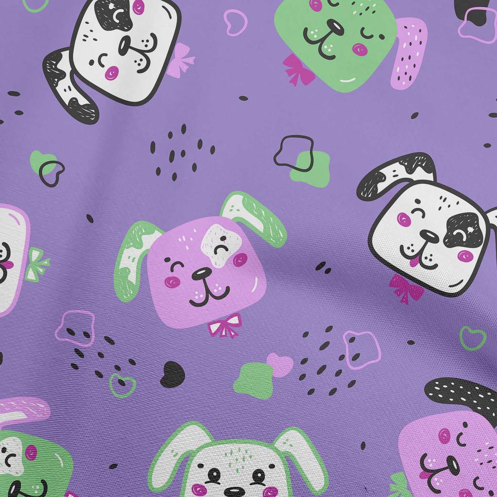 oneOone Cotton Flex Gray Fabric Kawai Craft Projects Decor Fabric Printed By The Yard 40 Inch