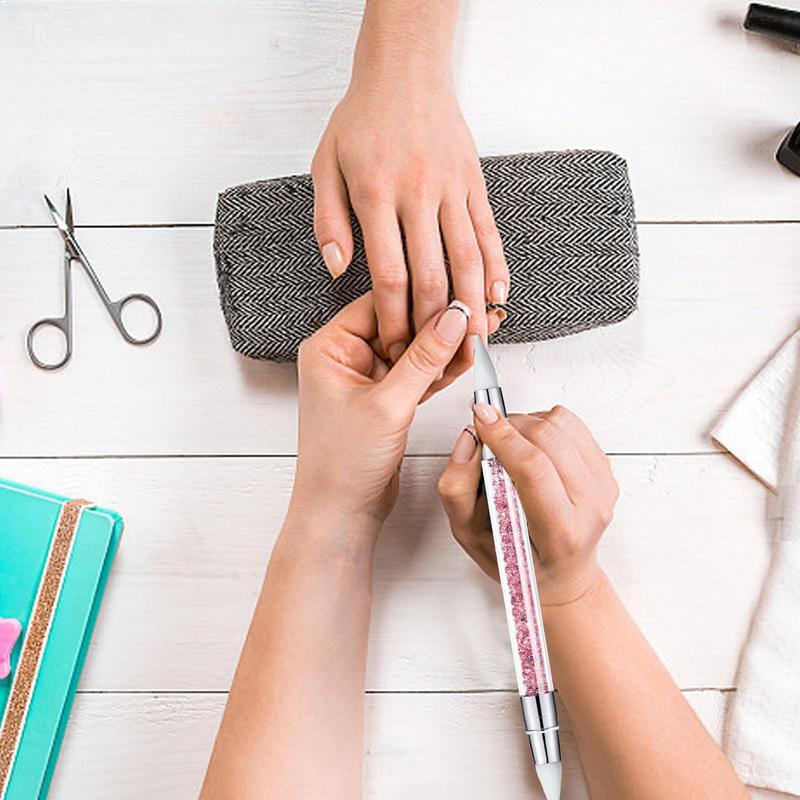 Doubl Ended Silicone Sculpture Pen Sculpture Dotting Pen Silicone Nails Art Brush Manicure Carving Pen DIY Manicure Tools