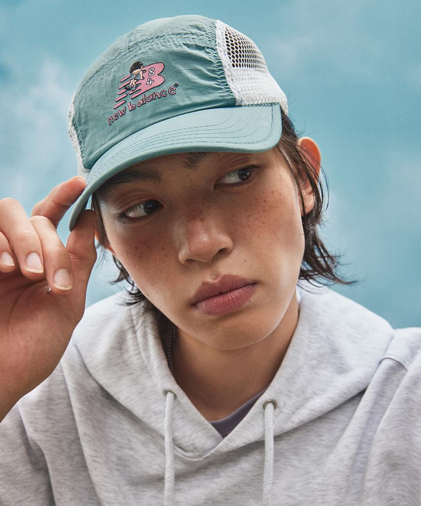 Nyuballanseu Nbgdgsa401 / Salago Tteunda Color Point Performance Mesh Cap (L/Blue)