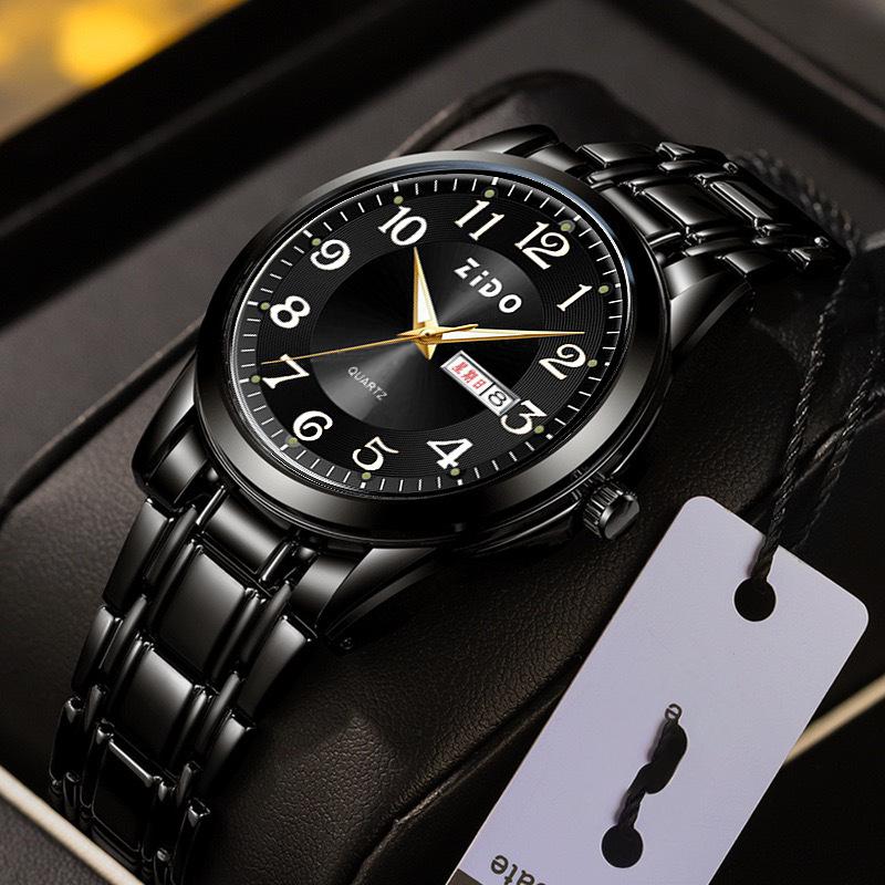 Middle-Aged And Elderly Men'S Watches Big Digital High-End Fashion Business Watches Men'S Versatile Quartz Luminous