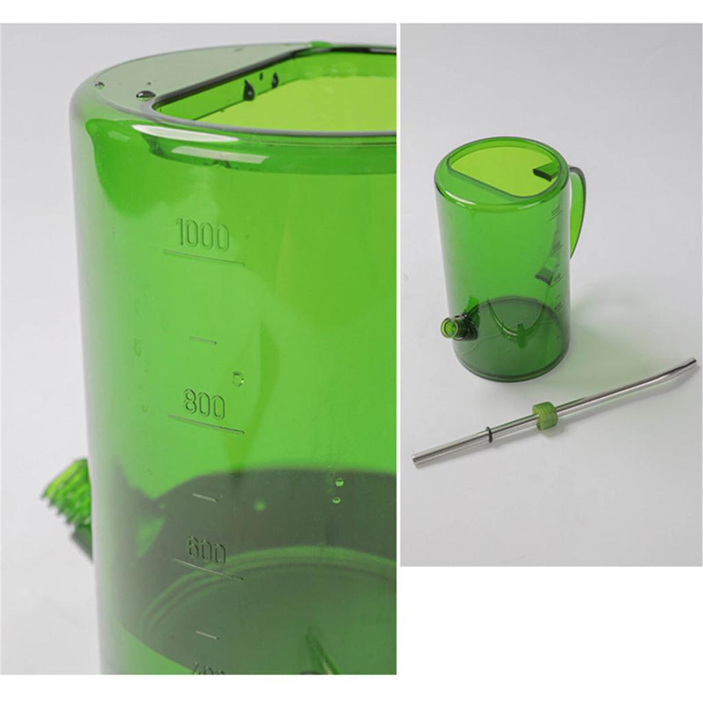 1L Konewka PP Całkowicie Przezroczysta Konewka do Podlewania Roślin Doniczkowych z Długim Dziobkiem do Ogrodu