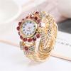 Ladies Fashion Quartz Watch With Alloy Bracelet And Nonwaterproof Design For Casual Wear