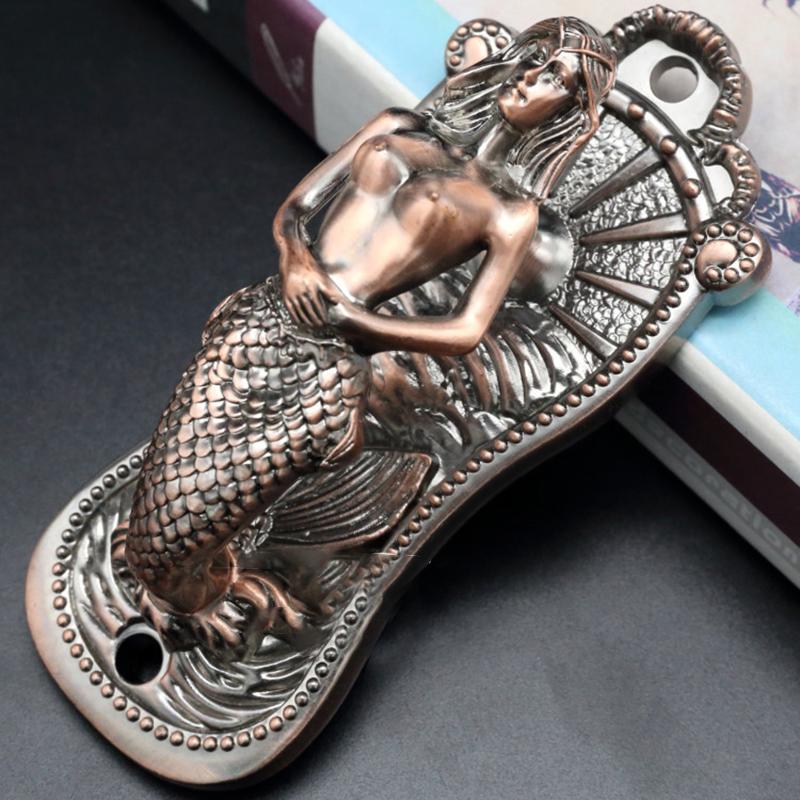 Vintage Mermaid Decorative Hook Wall Mount Curtain Coat Hat Hook Wall Art Decor Home Storage & Organization 5x12cm WWO66