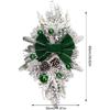 Christmas Wreaths & Decorations - Cordless Red & White Holiday Trim Wall Hanging & Indoor/Outdoor Xmas Home Decor