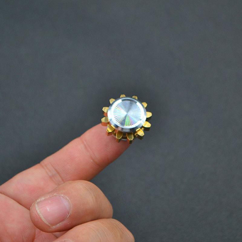 

Fidget Spinner Mini Metal Gear Gyroscope Toy Антистресс Портативный Взрослые Снятие Стресса Аутизм СДВГ Дети День Рождения Рождественский Подарок чёрный