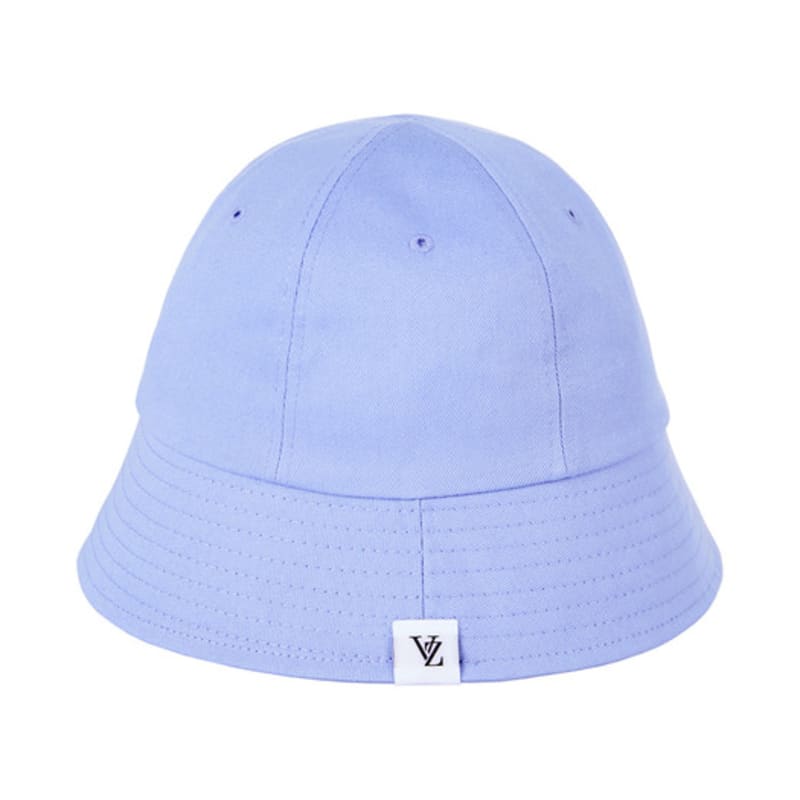 VARZAR Monogram Label Round Bucket Hat Sky Blue